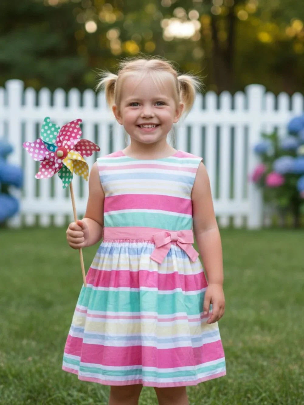 ⭐ Beautiful Carter's pastel striped dress 4T